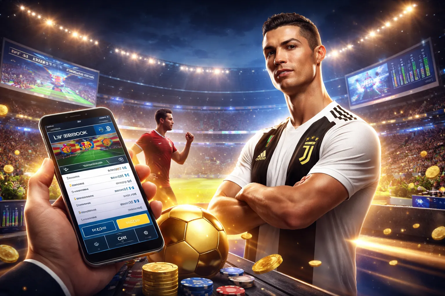 Hình ảnh Game Bài bay789 với đa dạng các lá bài và chip cá cược, thể hiện sự kịch tính và chuyên nghiệp của sòng bài trực tuyến.